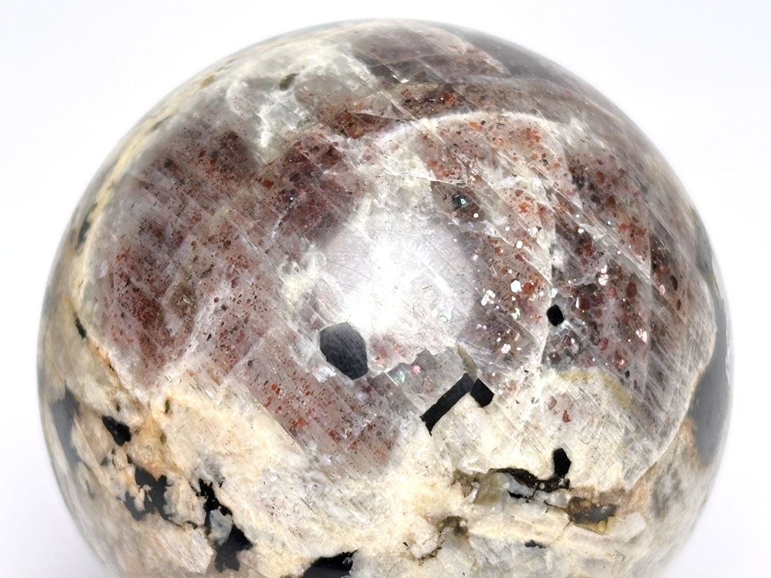 ロシア産 サンムーンストーン 丸玉