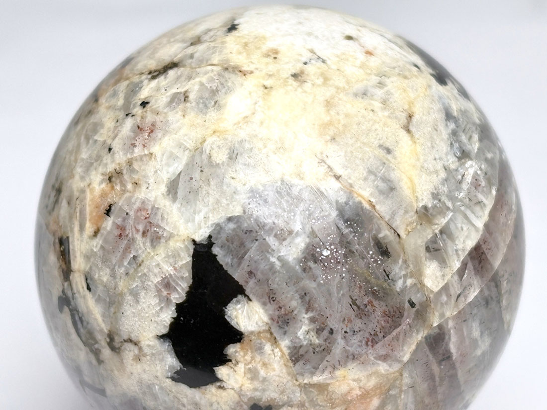 ロシア ウラル産 サンムーンストーン大き目 ロシア産 サンムーンストーン 47mm丸玉 /Sun Moon Stone