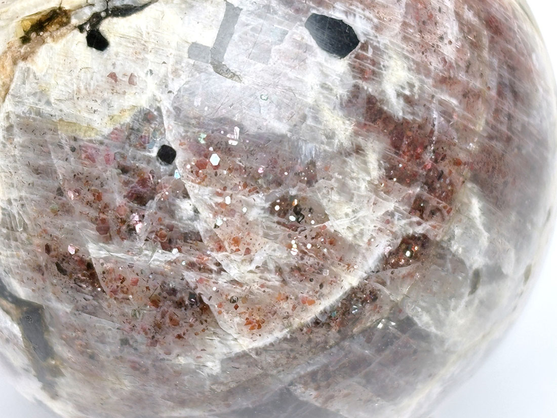 ロシア産 サンムーンストーン 47mm丸玉 /Sun Moon Stone