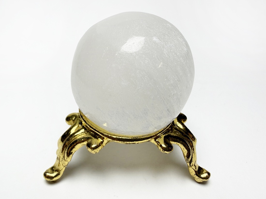 モロッコ産 セレナイト 36mm 丸玉 / Selenite Sphere