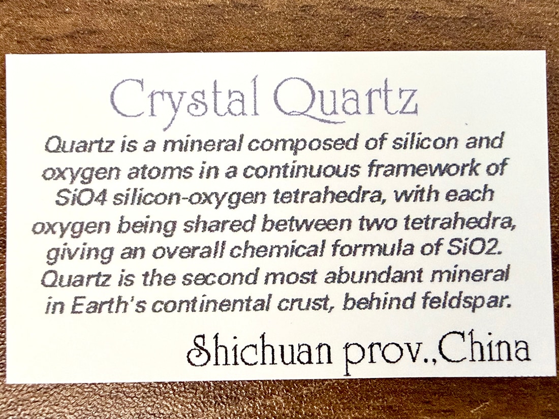 四川省産 クリスタルクォーツ クラスター / Crystal Quartz