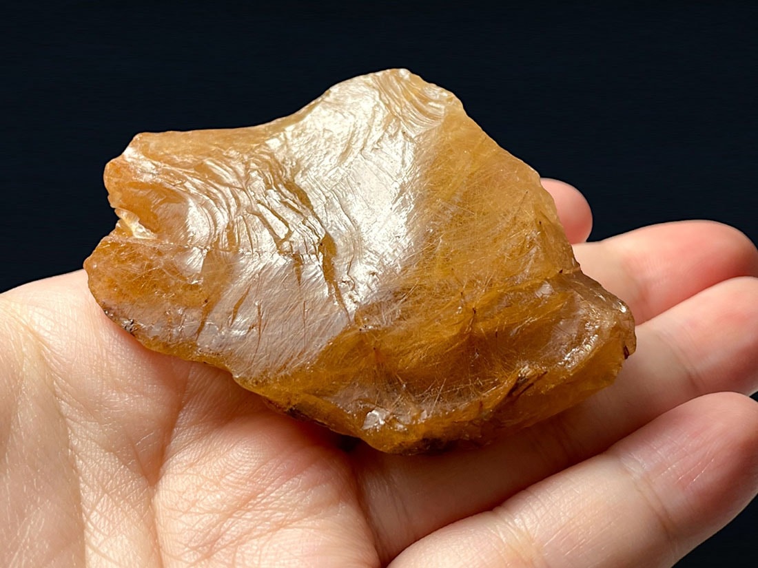 ブラジル産 ルチルクォーツ ( 金鉱石入り水晶 )/Rutilated Quartz