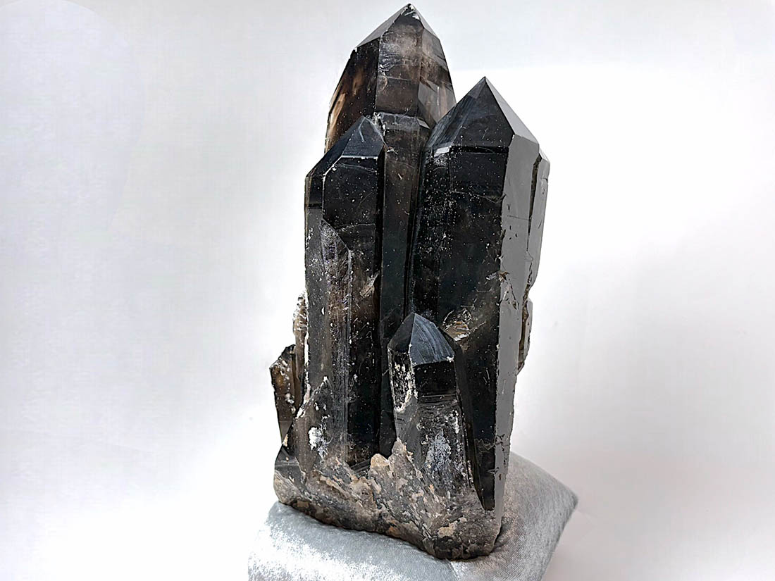 No,555 マダガスカル産★スターモリオン♢黒水晶76mm! マダガスカル産 モリオン ( 黒水晶 ) / Morion