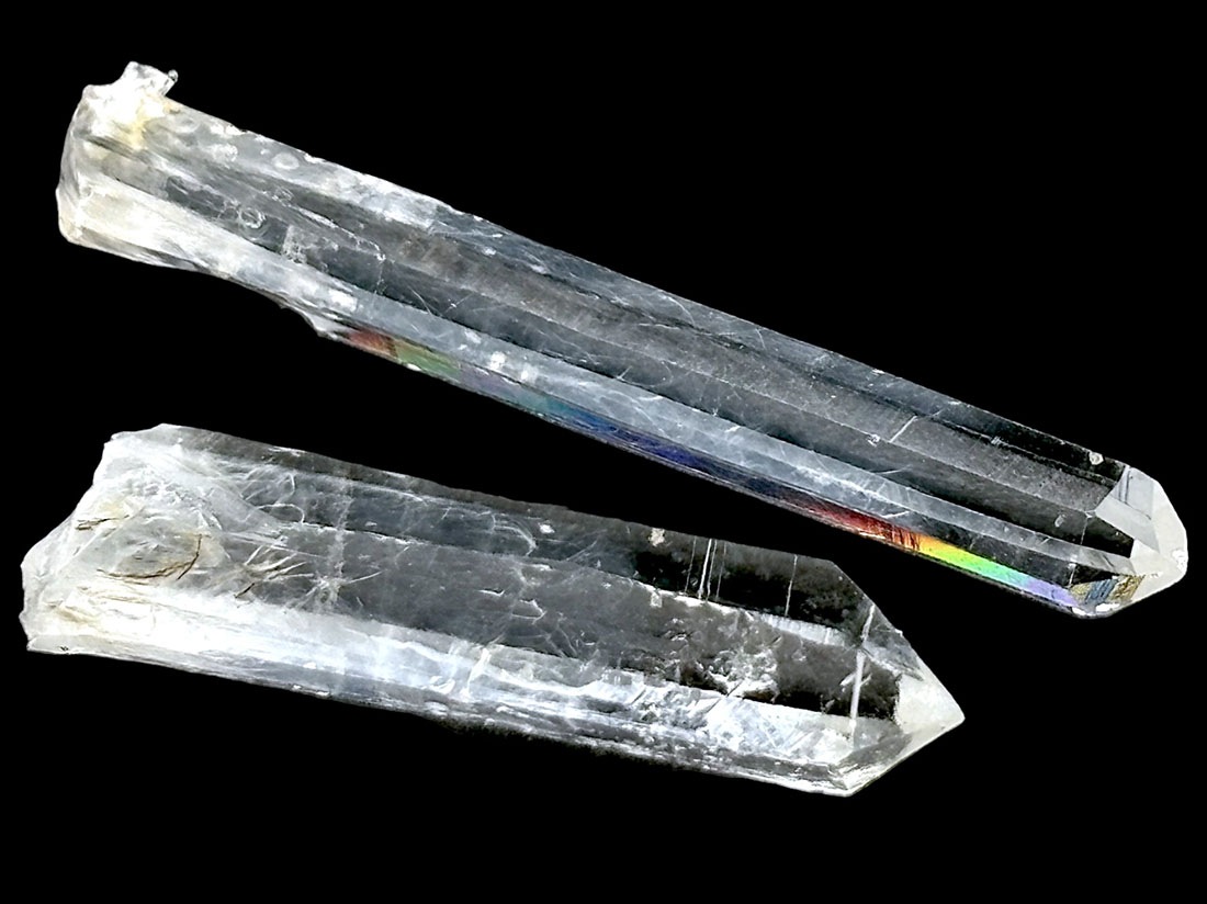 コロンビア産 水晶 ポイント 2本セット