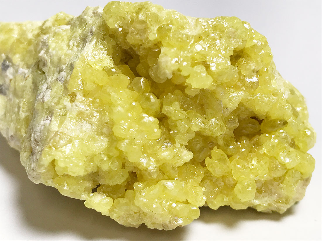 天然硫黄塊（サルファー）1544グラムの大きな置物石言葉は活力生命力勇気です! ネバダ州産 サルファー/Sulfur (硫黄)