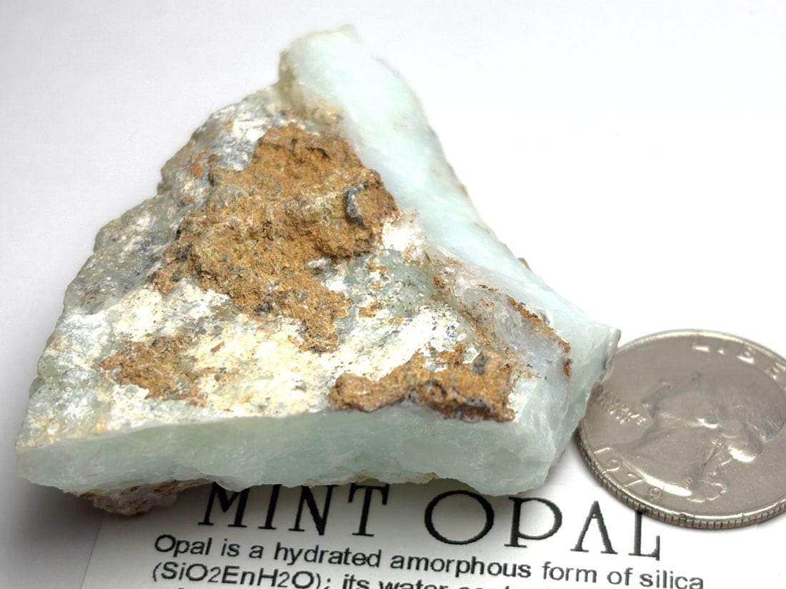 インドネシア産 ミントオパール ( 蛋白石 )/ Mint Opal