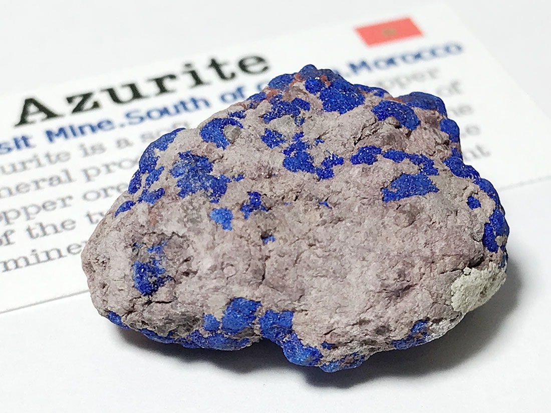 アズライト Azurite 鉱物標本 ウラル産 アズライト | 鉱物標本,ア行,アズライト/藍銅鉱