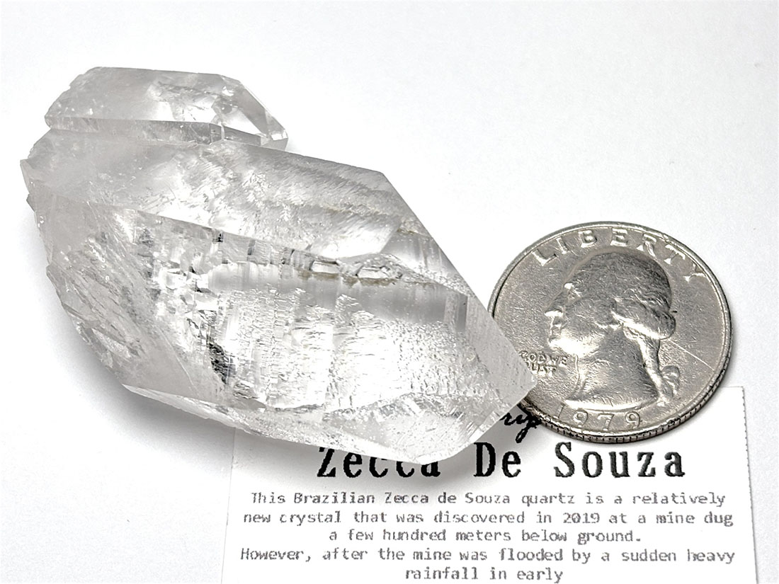 ゼッカデソウザ産 水晶 ポイント / Zecca De Souza Quartz