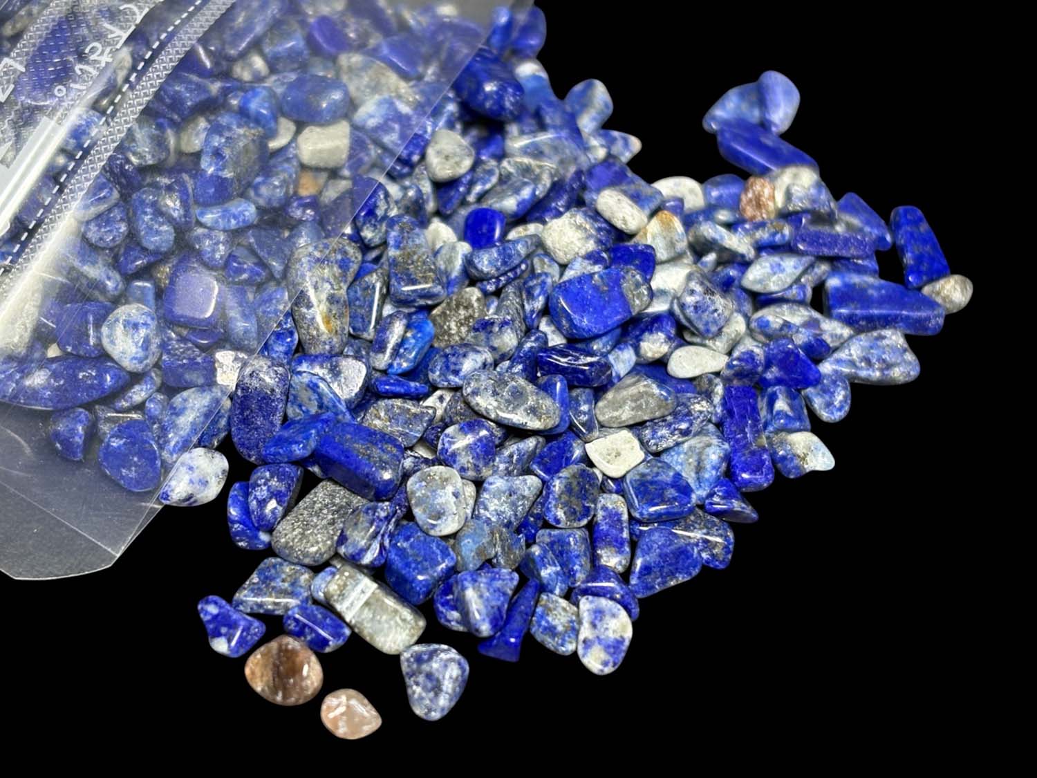 アフガニスタン産 ラピスラズリ さざれ 200g/ Lapis Lazuli