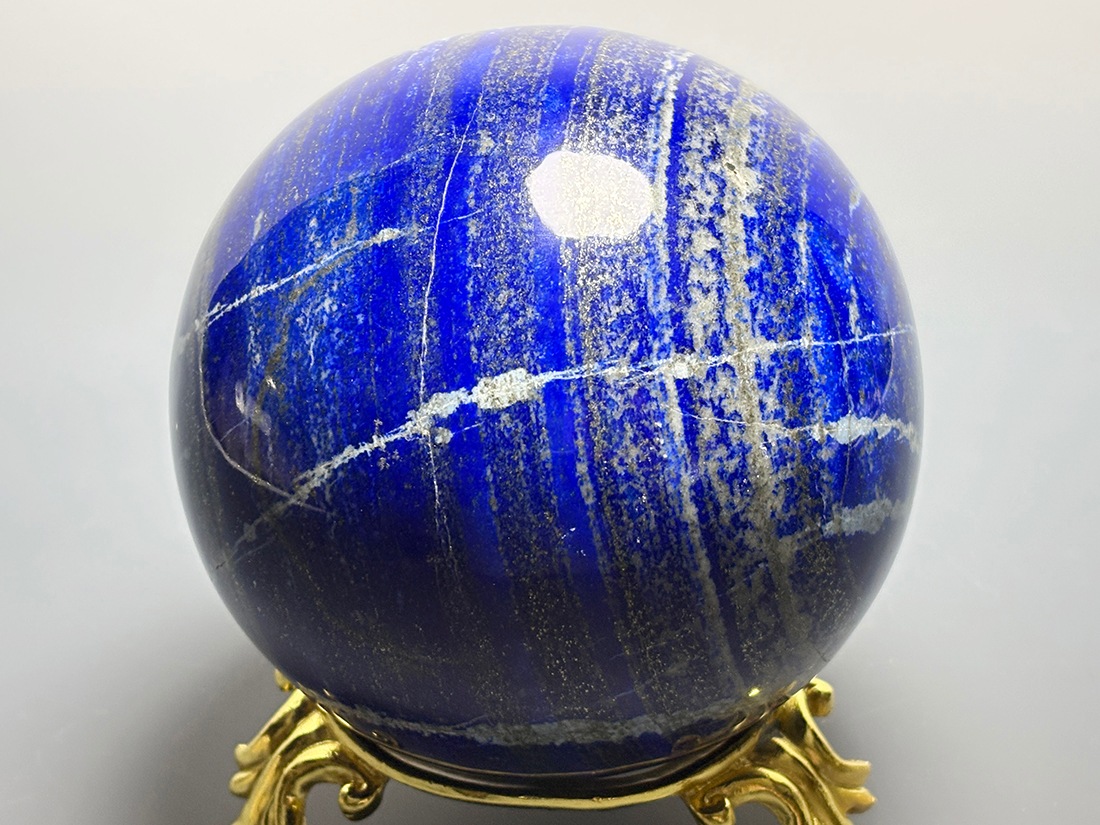 アフガニスタン産 ラピスラズリ 125mm丸玉 / Lapis Lazuli Sphere