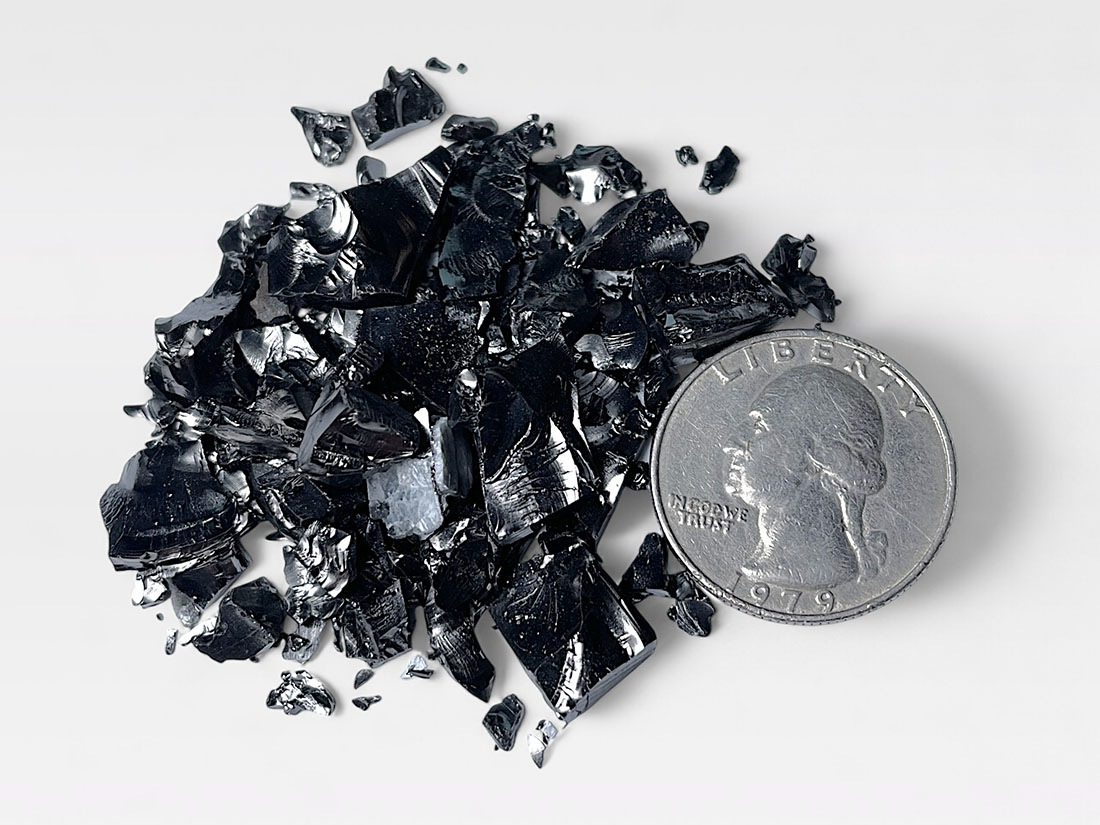 コロンビア産シュンガイト  (小瓶入り) アソート