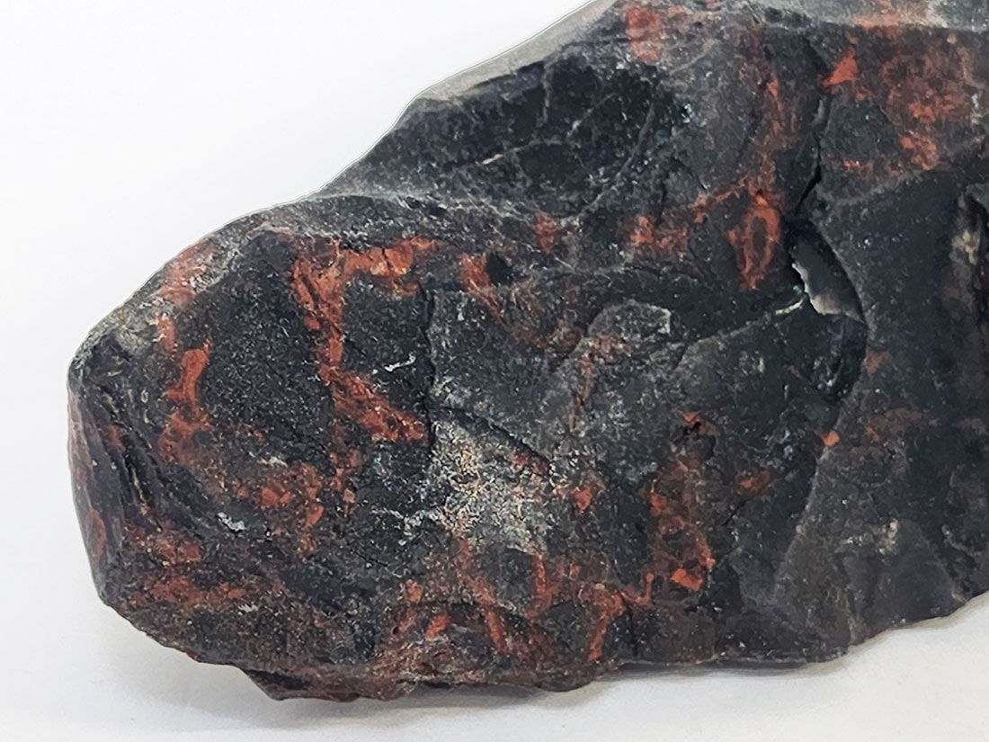 北海道白滝村(旧)産 黒曜石(花十勝/紅十勝石)