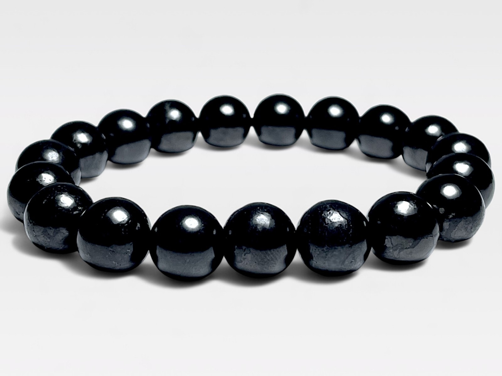 シュンガイト 10mm ブレスレット (アソート)
