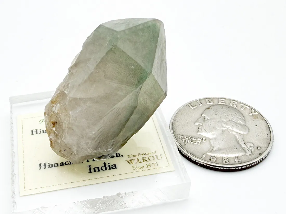 【全結晶ファントム入り】ヒマラヤ産 グリーンファントム クラスター 668g ヒマラヤ産 グリーンファントムクォーツ/Green Phantom Quartz