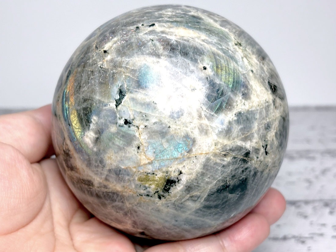 71mmAAAAAA級★天然ラブラドライト丸玉B82K1/264K01A 71mmAAAAAA級☆天然ラブラドライト丸玉B82K1/264K01A 71mmAAAAAA