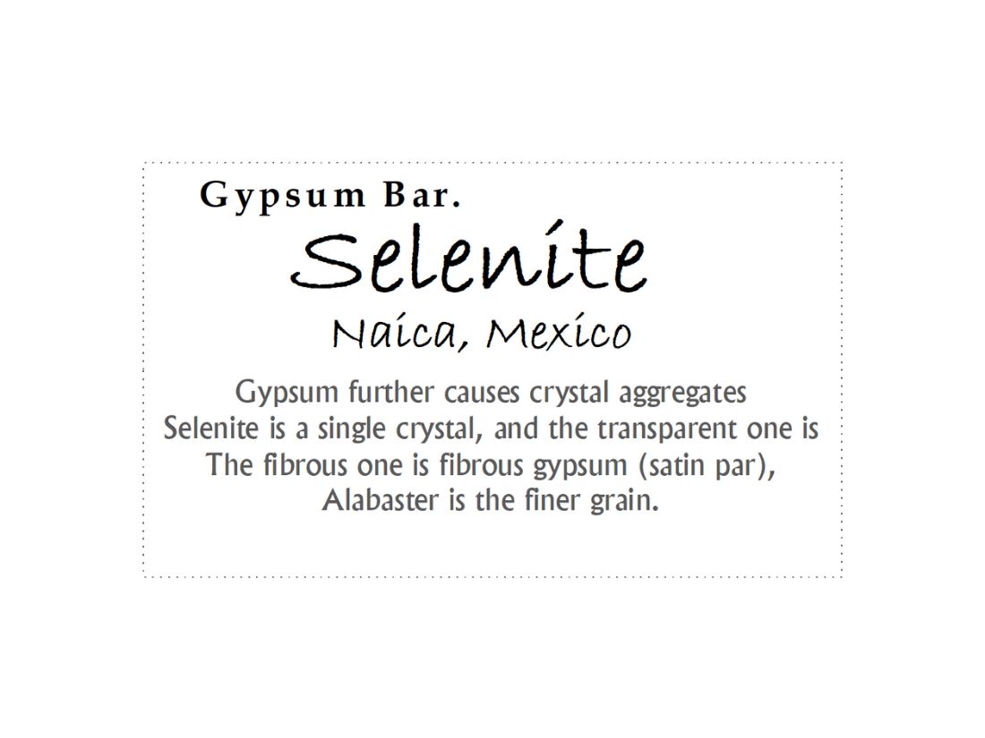 メキシコ ナイカ鉱山産 セレナイト / Selenite ( 透石膏 )