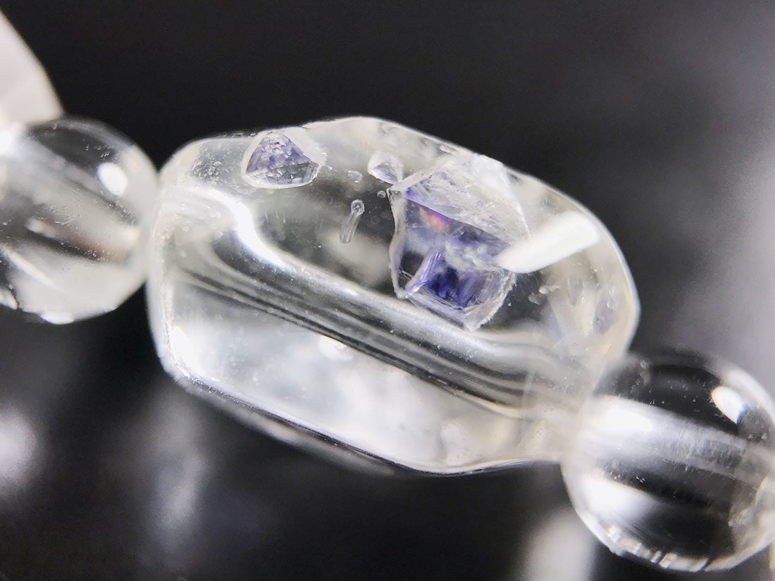 フローライトinクォーツ ブレスレット(不定形) / Fluorite in Quartz