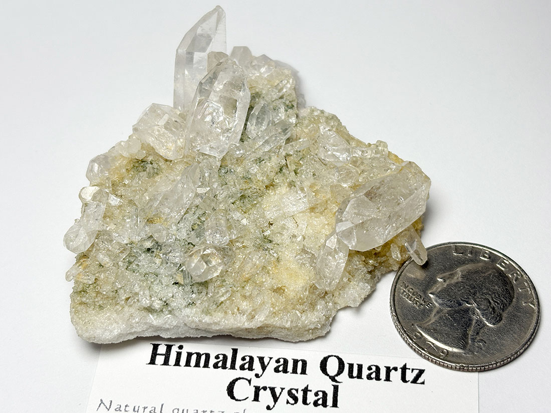 インド・マニカラン産 ヒマラヤ水晶 クラスター / Himalayan Quartz