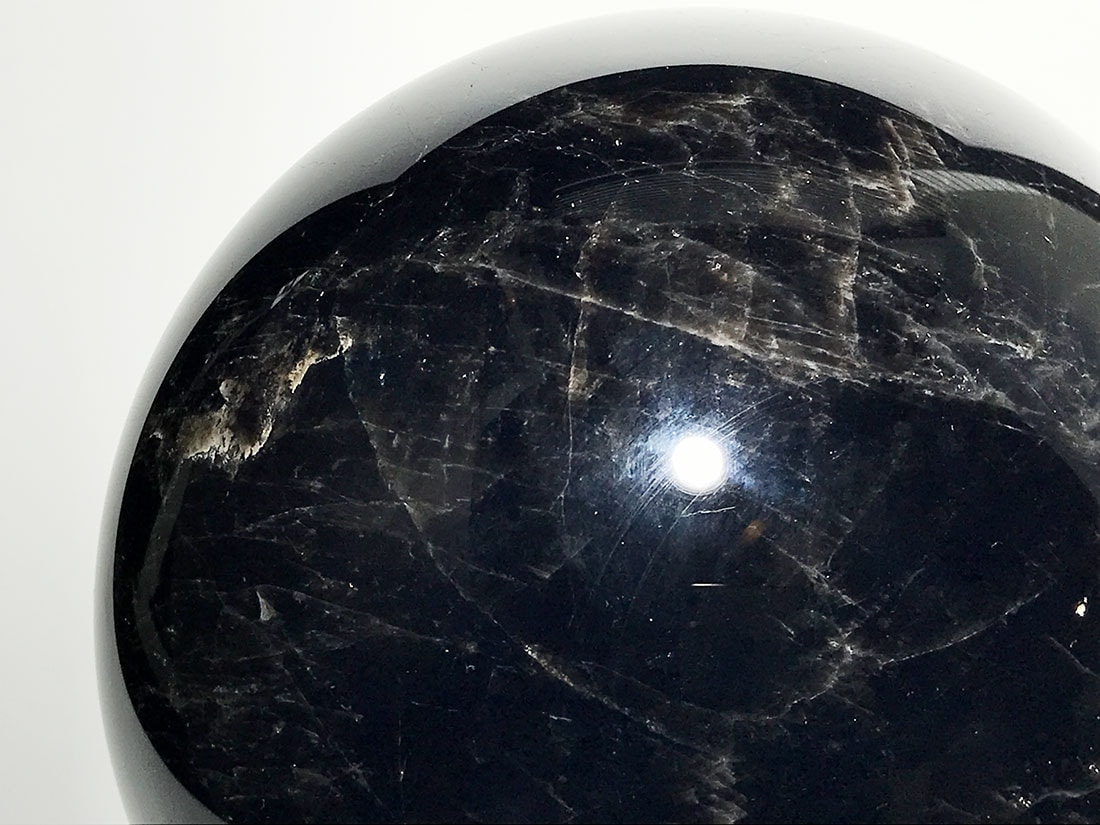 モリオン(黒水晶) 115mm丸玉