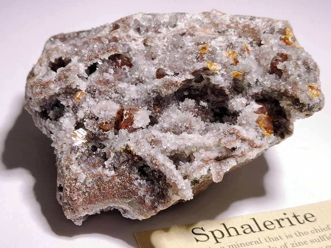 湖南省産スファレライト (閃亜鉛鉱)/Sphalerite