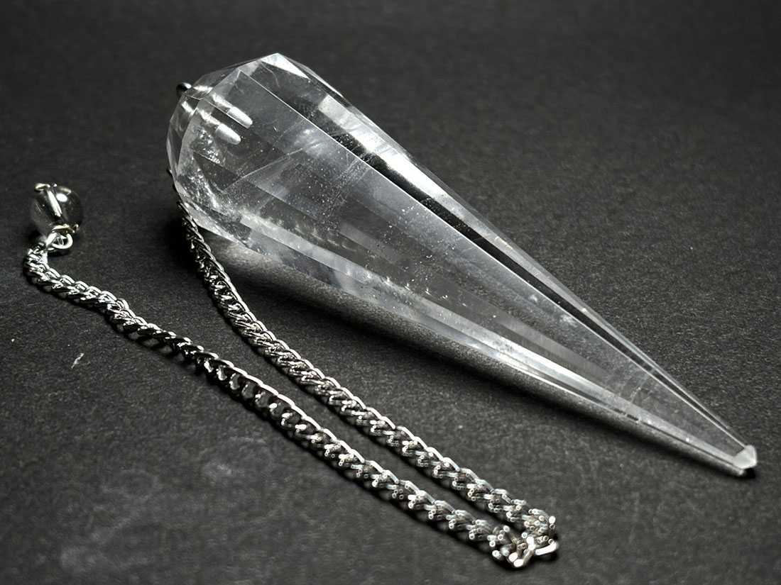 ヒマラヤ水晶 ペンデュラム 8cm / Himalayan Quartz Pendulum