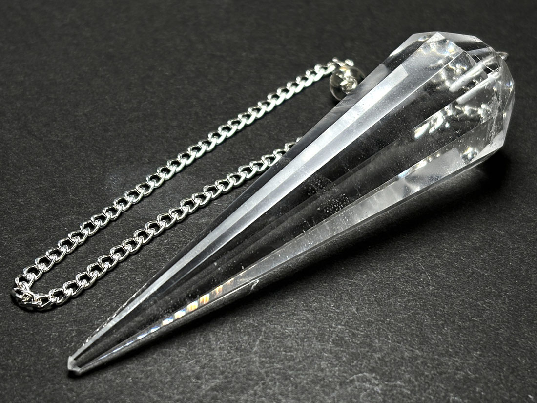ヒマラヤ水晶 ペンデュラム 8cm / Himalayan Quartz Pendulum