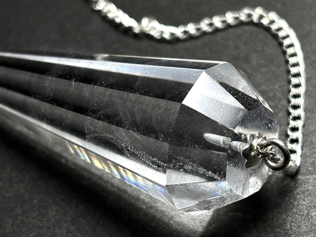 ヒマラヤ水晶 ペンデュラム 8cm / Himalayan Quartz Pendulum