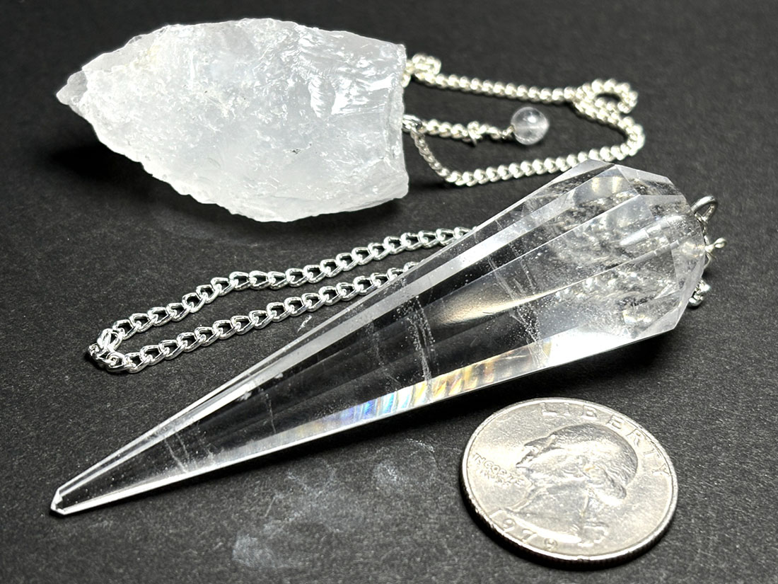 ヒマラヤ水晶 ペンデュラム 8cm / Himalayan Quartz Pendulum