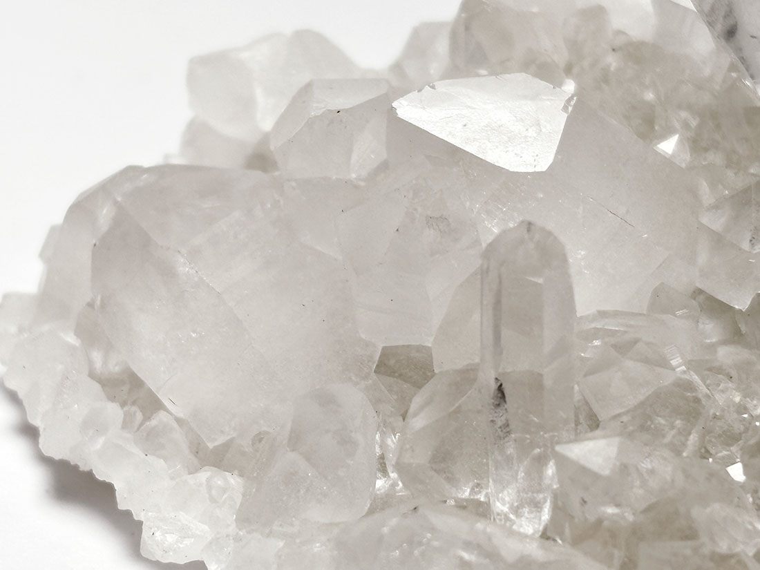 インド・マニカラン産 ヒマラヤ水晶 クラスター / Himalayan Quartz
