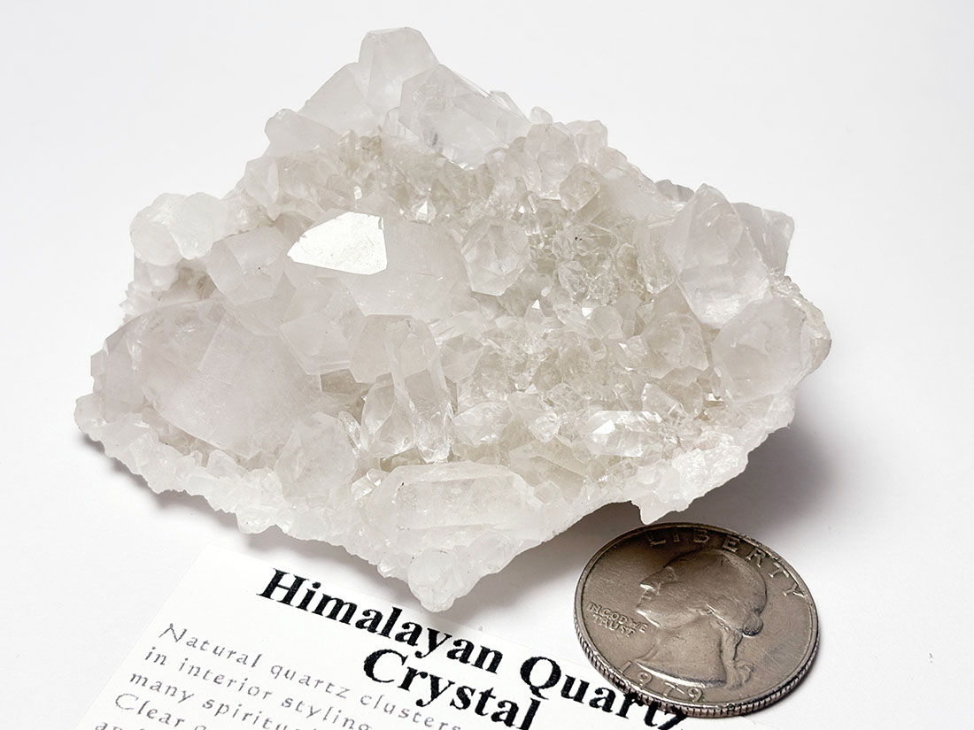 インド・マニカラン産 ヒマラヤ水晶 クラスター / Himalayan Quartz