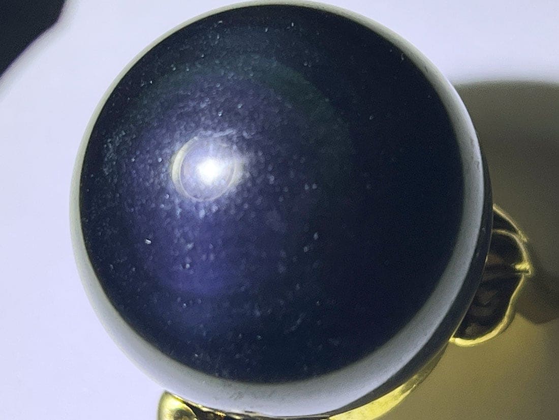 レインボーオブシディアン28mm丸玉/Rainbow Obsidian