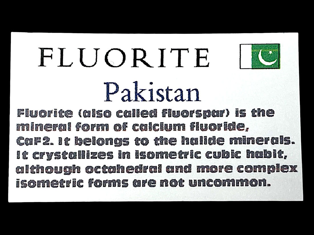 レア！ パキスタン産 赤蛍光 ディープブルー フローライト