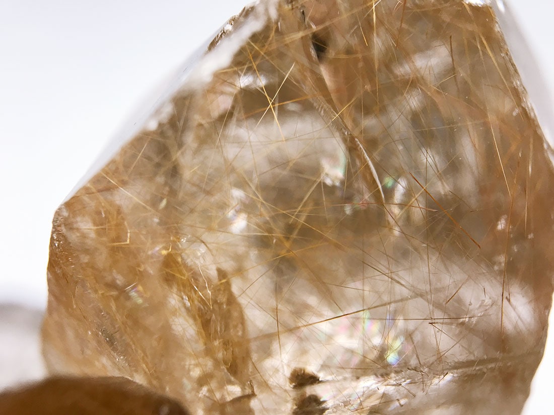 ブラジル産 ルチルクォーツ ( 金鉱石入り水晶 )/Rutilated Quartz
