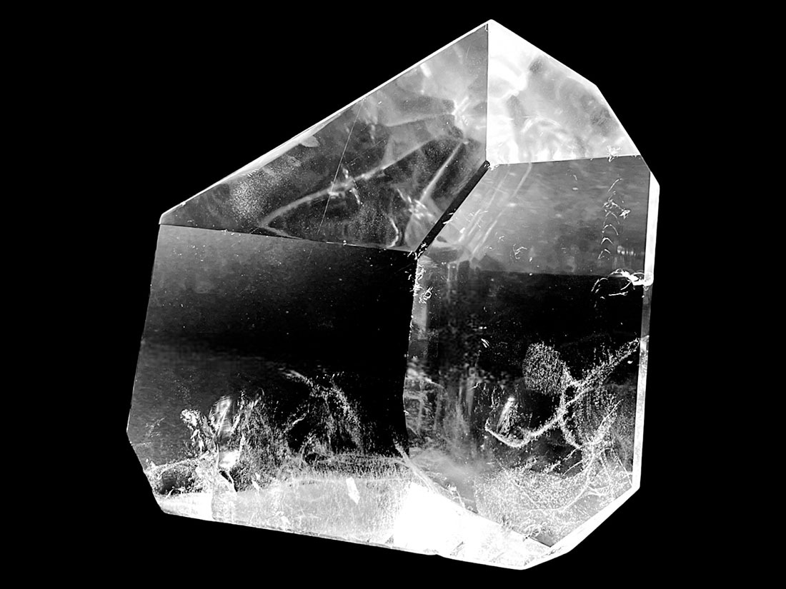 クリアクォーツ ( 水晶 ) ラフカットポリッシュ