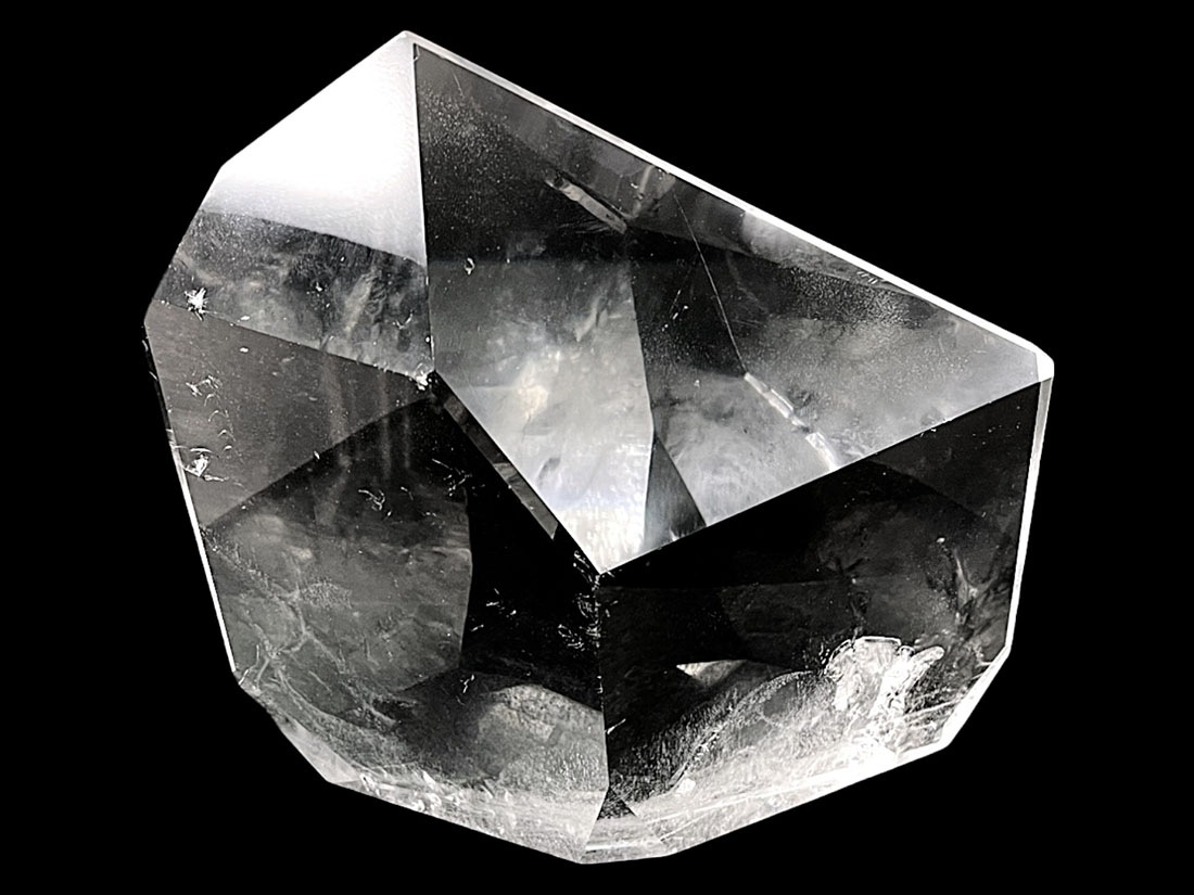 クリアクォーツ ( 水晶 ) ラフカットポリッシュ