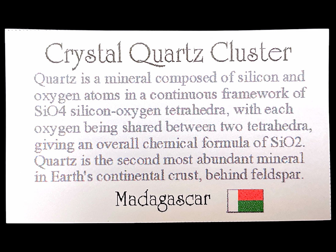 マダガスカル産 水晶 ポイント (変わりファセット)/ Crystal Quartz