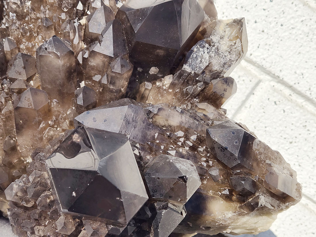 マダガスカル産スモーキーシトリン キャンドルファントムクラスター