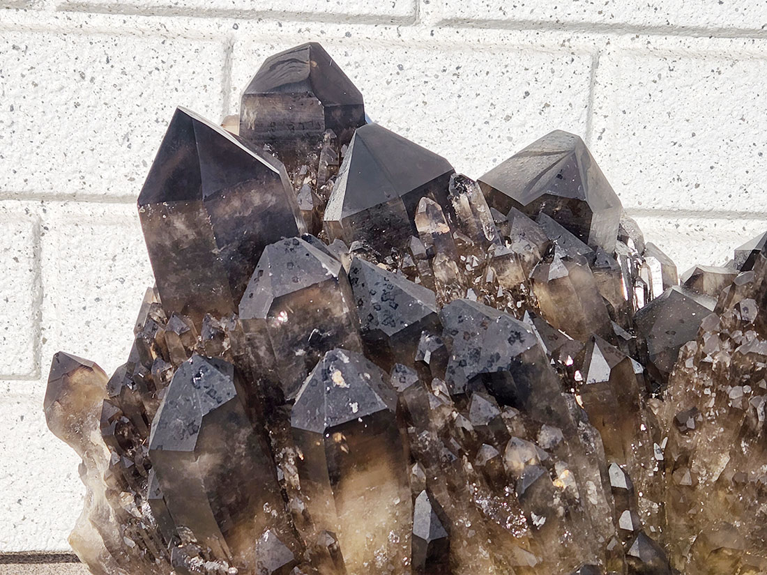 マダガスカル産スモーキーシトリン キャンドルファントムクラスター