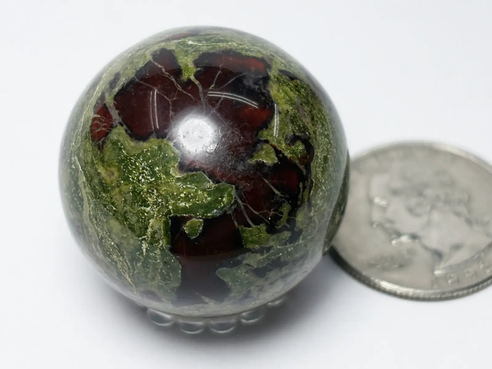 ドラゴンブラッドジャスパー 30mm丸玉 /Dragon Blood Stone Sphere