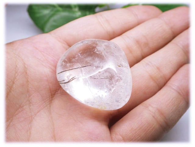 トルマリンinクォーツタンブル / Tourmaline in Quartz