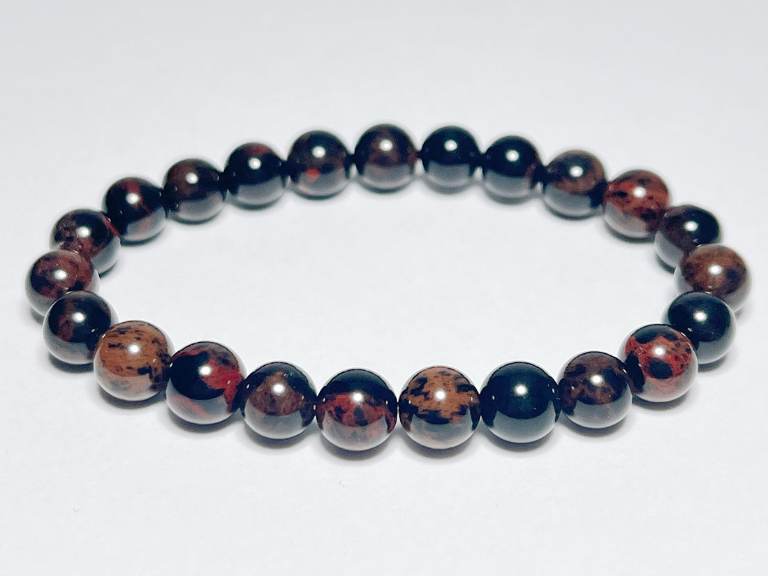 北海道産 花十勝(紅十勝石) 8mmブレスレット