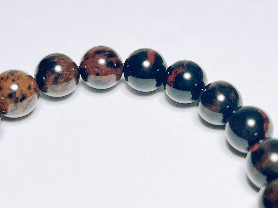 北海道産 花十勝(紅十勝石) 8mmブレスレット