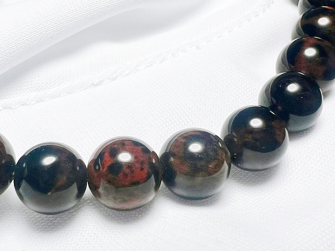 北海道産 花十勝(紅十勝石) 8mmブレスレット