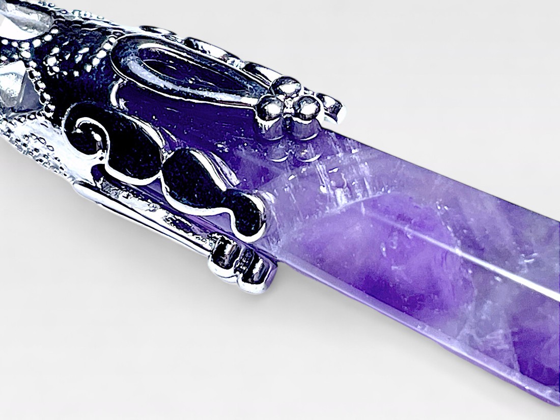 ドリームアメジスト シェブロン ワンド ポイント ペンデュラム