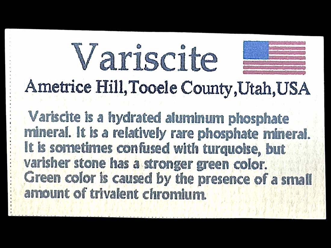 アメリカ・ユタ州産 バリサイト / Variscite