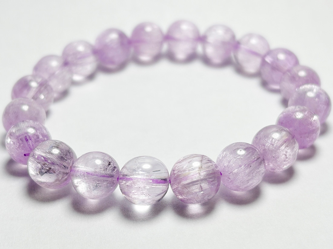 高品質) クンツァイト 10mm ブレスレット / Kunzite