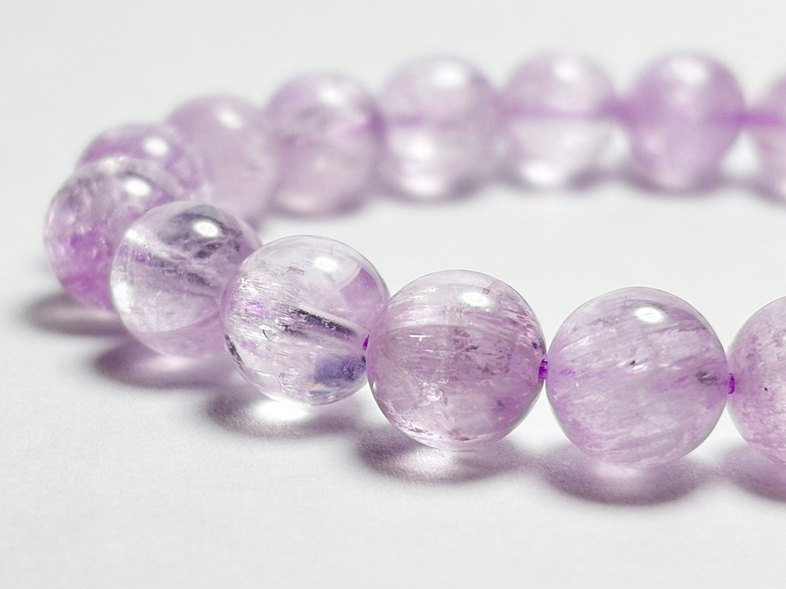 高品質) クンツァイト 10mm ブレスレット / Kunzite