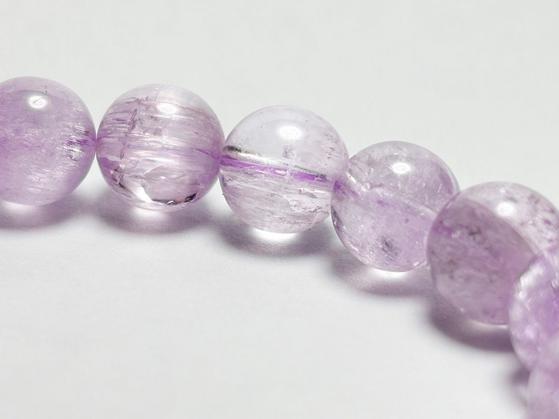 高品質) クンツァイト 10mm ブレスレット / Kunzite