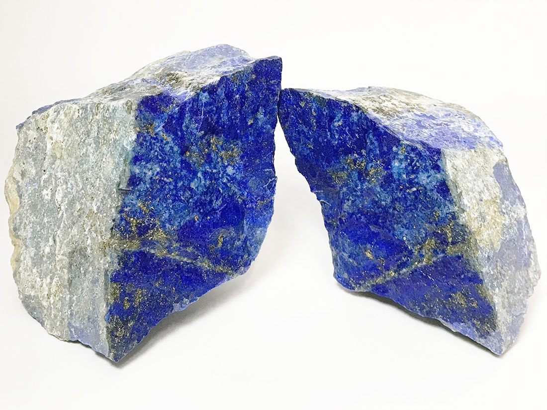 アフガニスタン産ラピスラズリ ラフ ペア / Lapis Lazuli