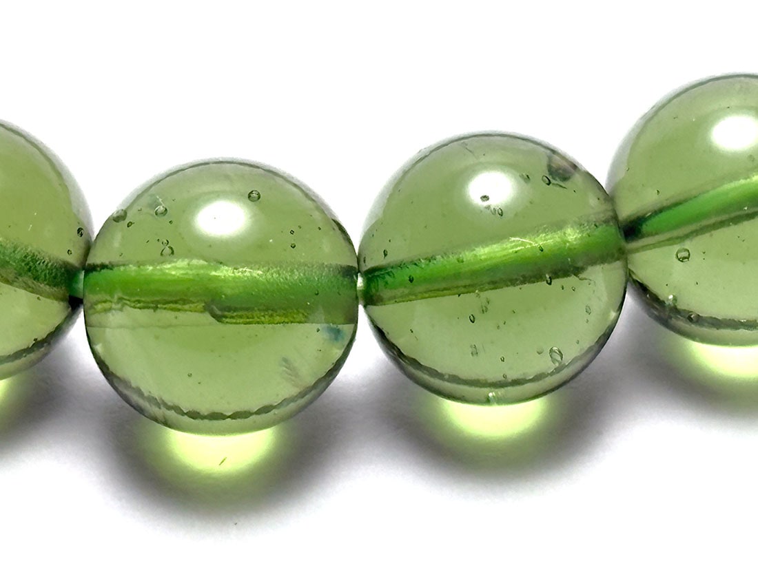 本物モルダバイト 8mm　ブレスレット Ver.Ⅰ チェコ産 モルダバイト 8mm ブレスレット / Moldavite